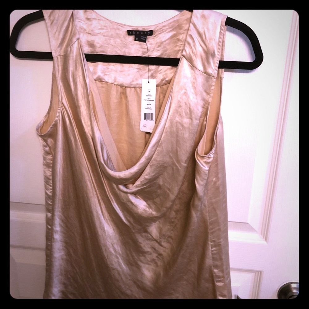 Theory Deronda Drape Blouse